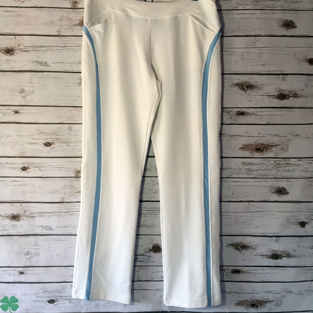 Nike Fit Dry White Athletic Pants Size L - Picture 2 of 10
